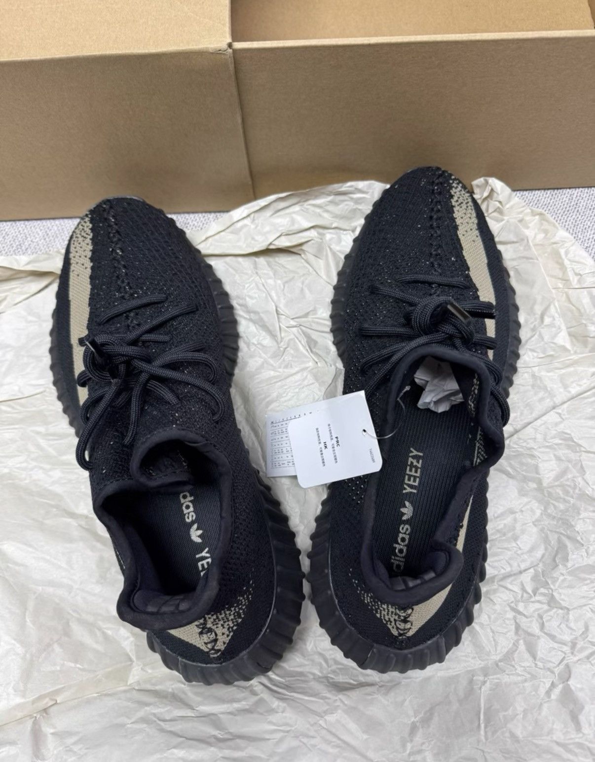 Adidas Adidas Yeezy 350 V2 Black Green BY9611 K37 Size US 9.5 / EU 42-43 - 2 Thumbnail