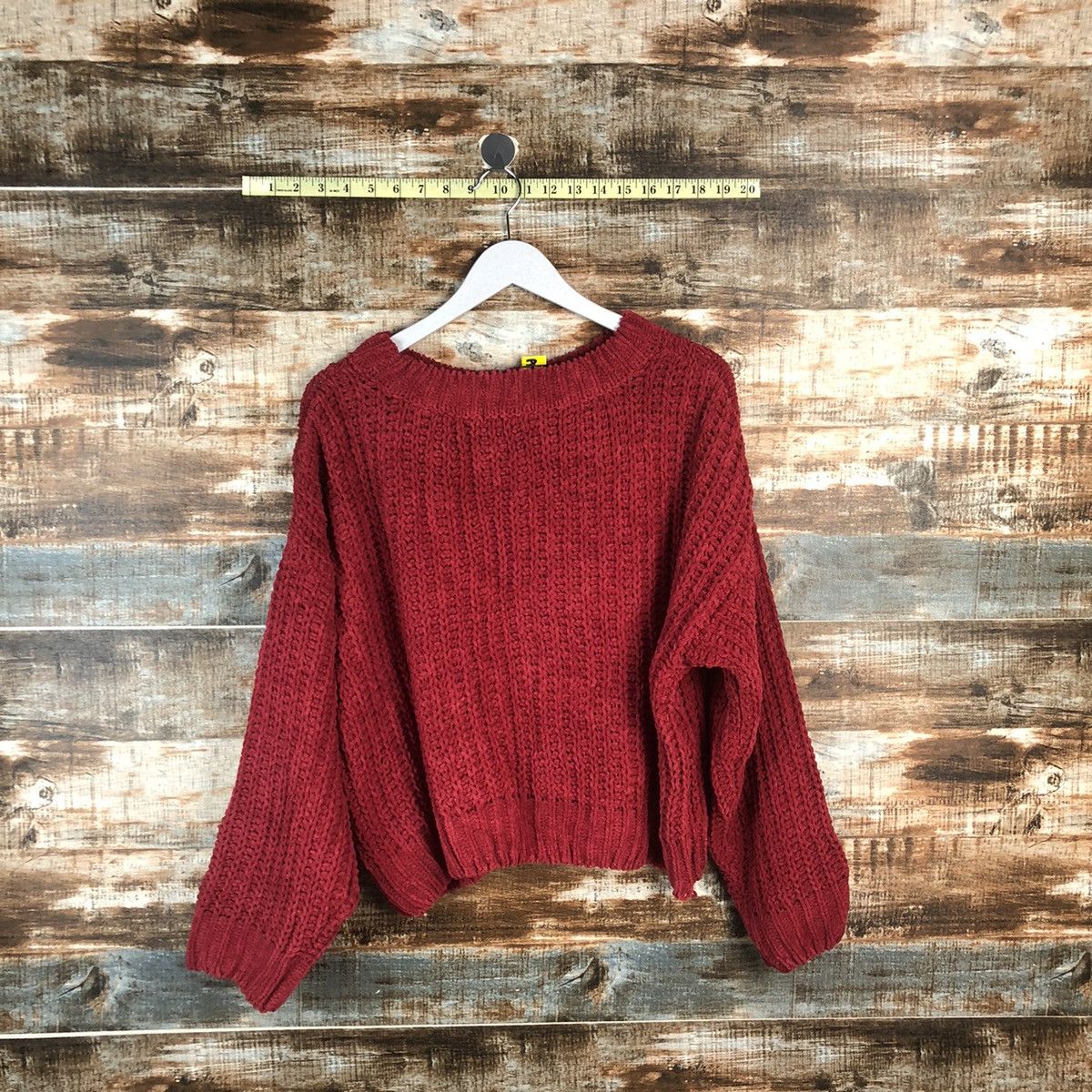 Homespun Knitwear × Japanese Brand Japanese Brand Red Knitwear #A2005 Size M / US 6-8 / IT 42-44 - 11 Thumbnail