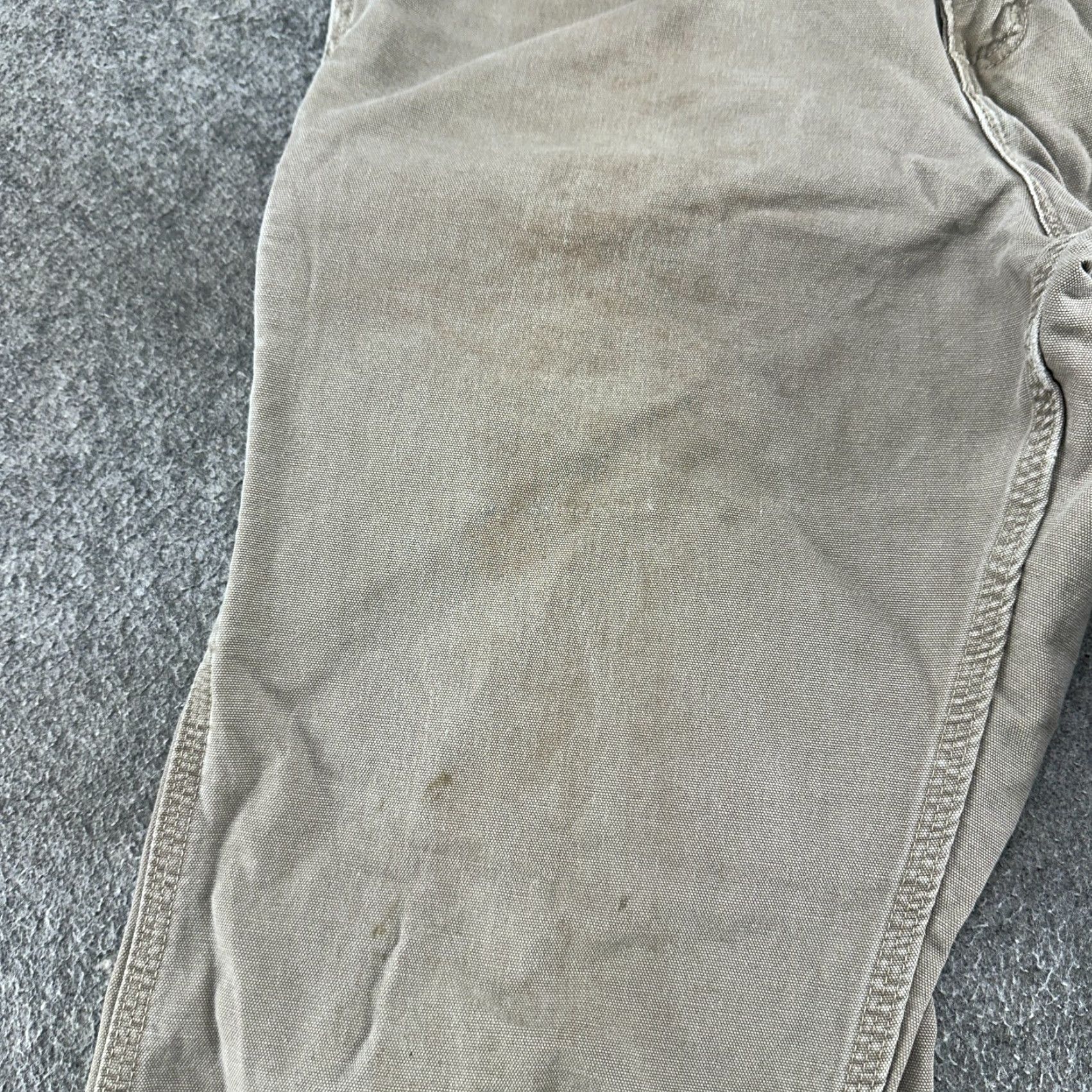 Carhartt Carhartt Pants Mens 33x30 Brown Carpenter Canvas Loose Fit Workwear Regular Brown 33 x 30 Mens Pants Carpenter Workwear Carhartt Size US 33 - 4 Thumbnail