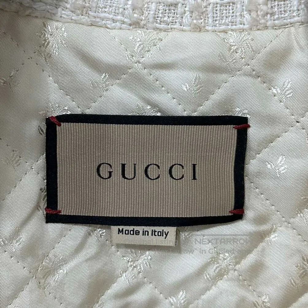 Gucci Gucci Ivory Lapel Tweed Jacket. Size M / US 6-8 / IT 42-44 - 6 Thumbnail