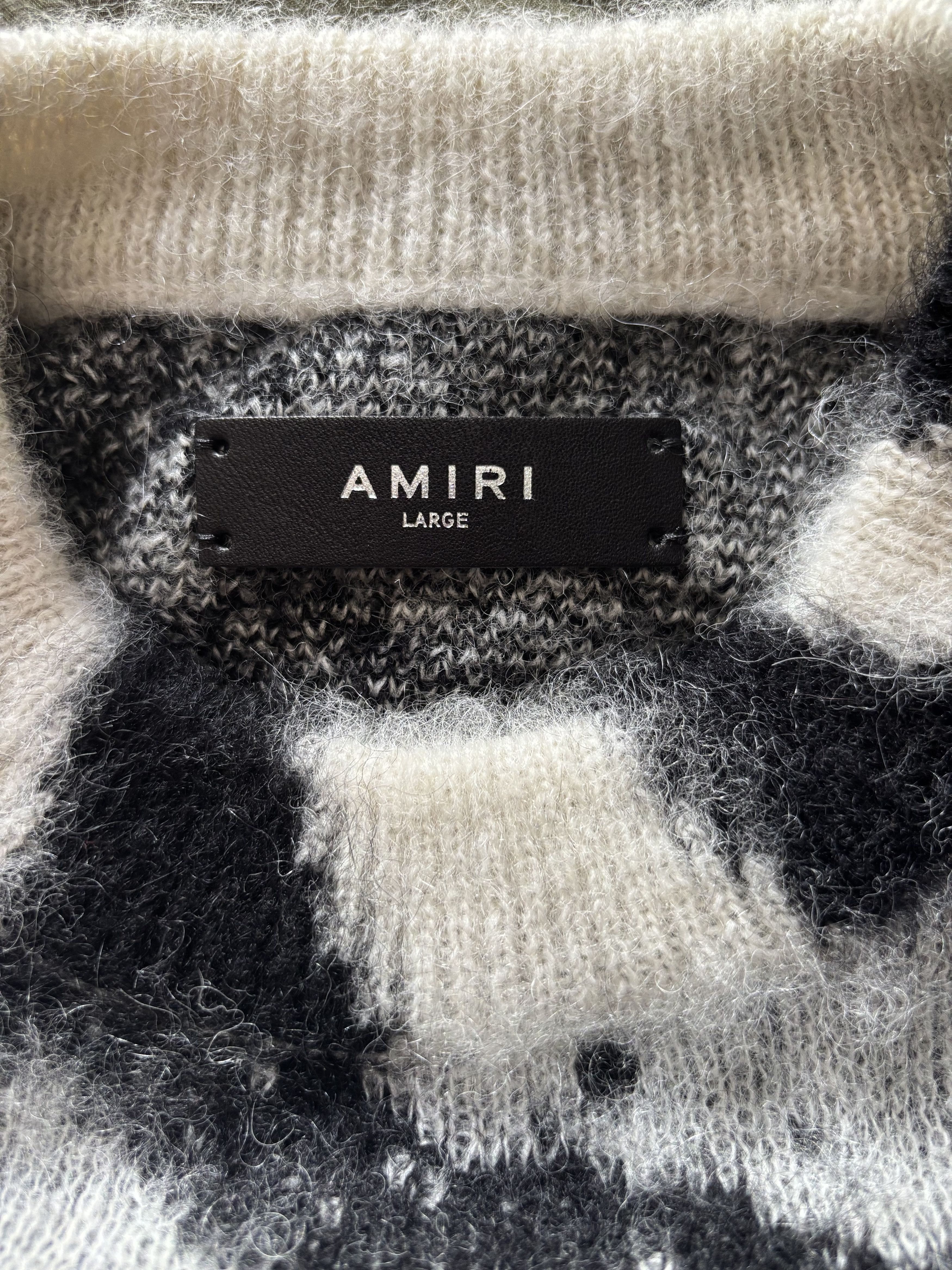 Amiri Amiri x Wes Lang Grey Reaper Mohair Sweater Size US L / EU 52-54 / 3 - 6 Thumbnail