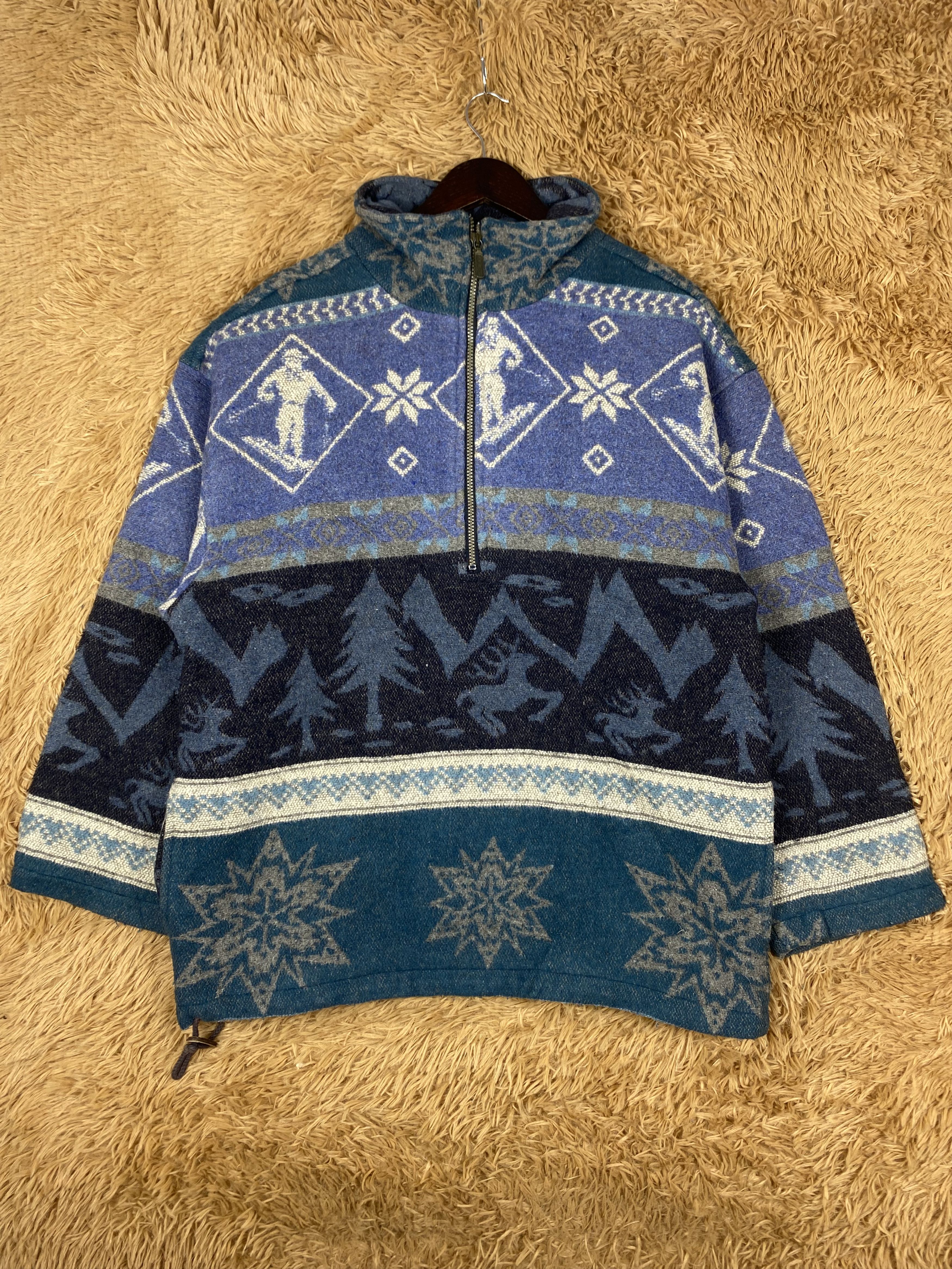 L.L. Bean Vintage L.L. Bean Native Navajo Aztec Jacket DJ1046 Size US M / EU 48-50 / 2 - 1 Thumbnail