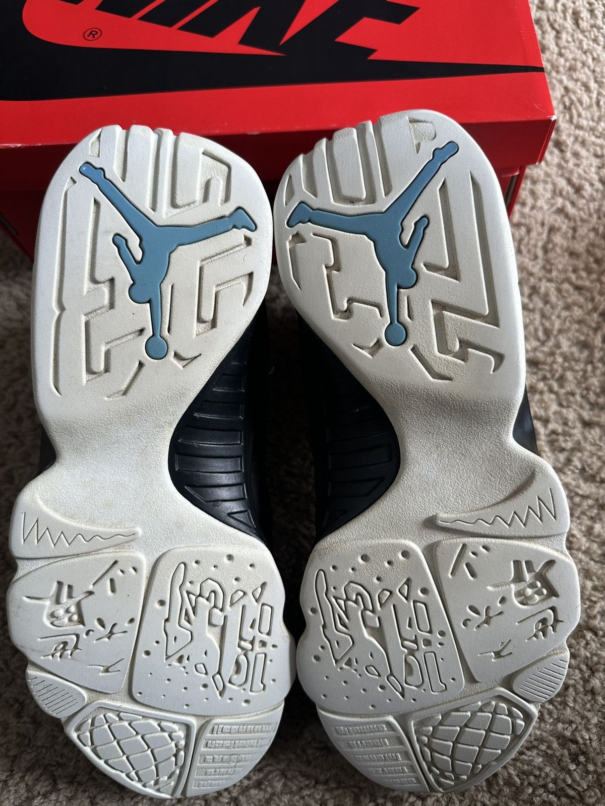 Jordan Brand Size 10 - Jordan 9 Retro University Blue (CT8019-140) Size US 10 / EU 43 - 5 Thumbnail
