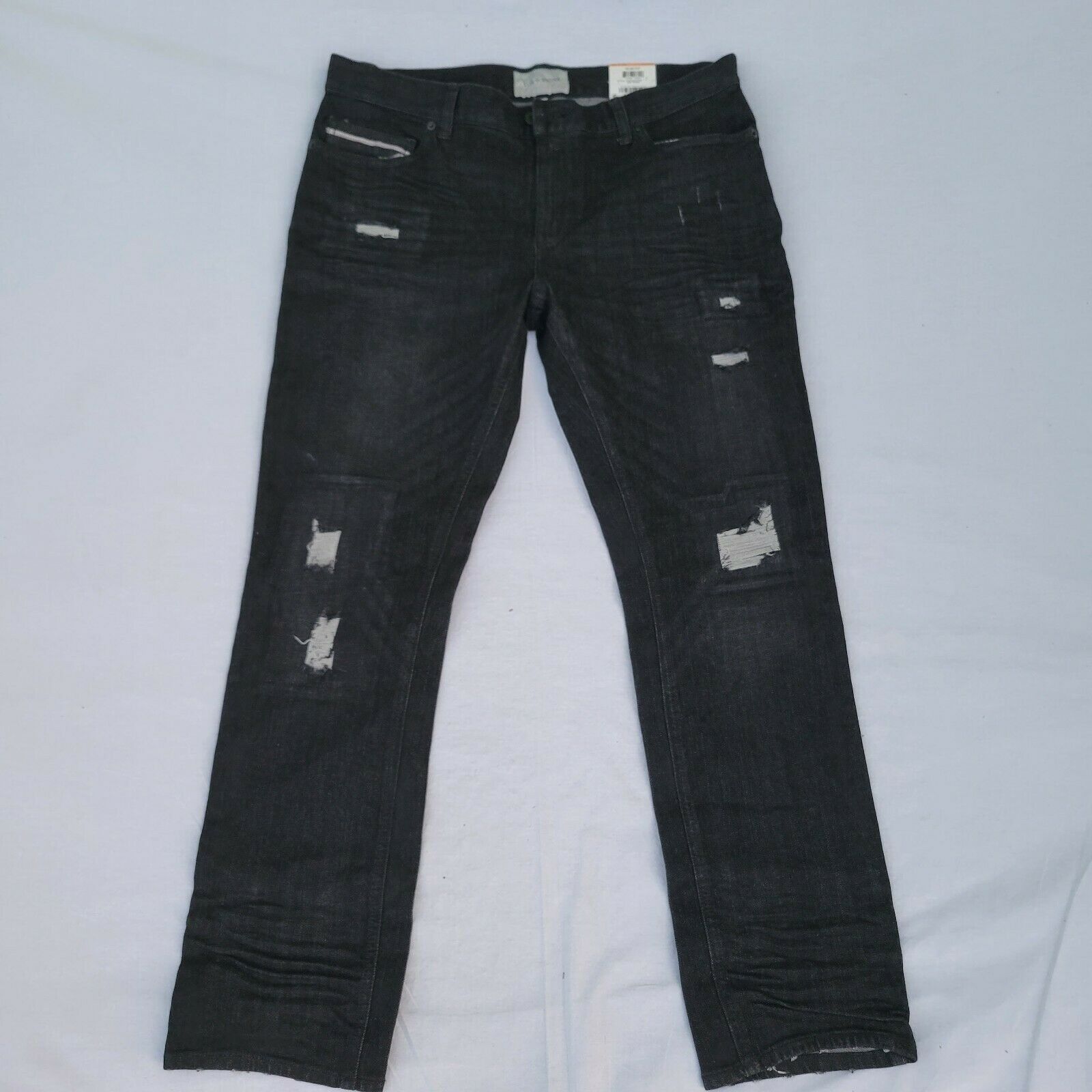 Other Men's Sun Stone Slim Fit Ash Wash Jeans. Size 33x30. B Size US 33 - 2 Thumbnail