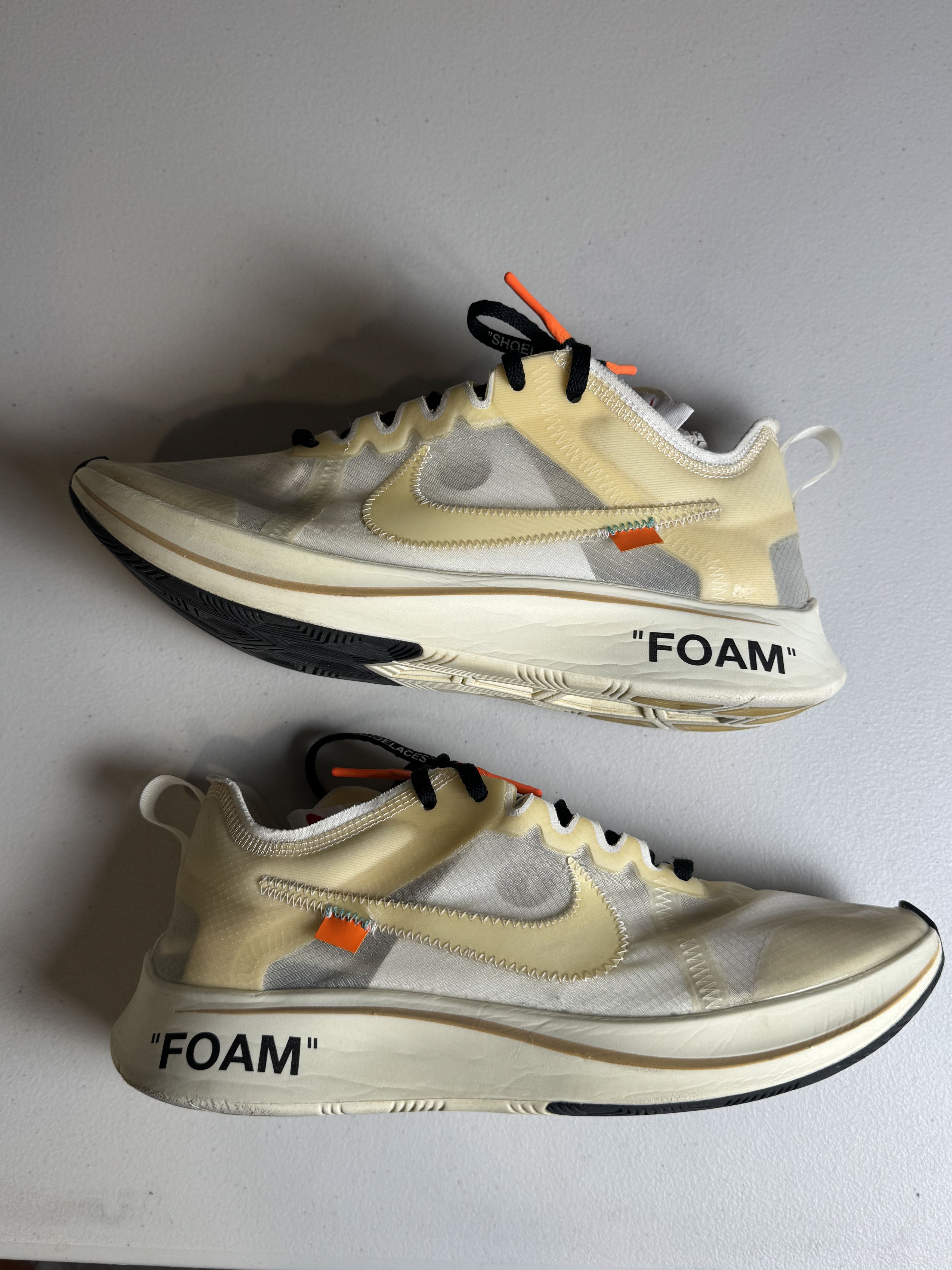 Nike × Off-White Nike X OFF-White Zoom Fly M10 Size US 10 / EU 43 - 6 Thumbnail