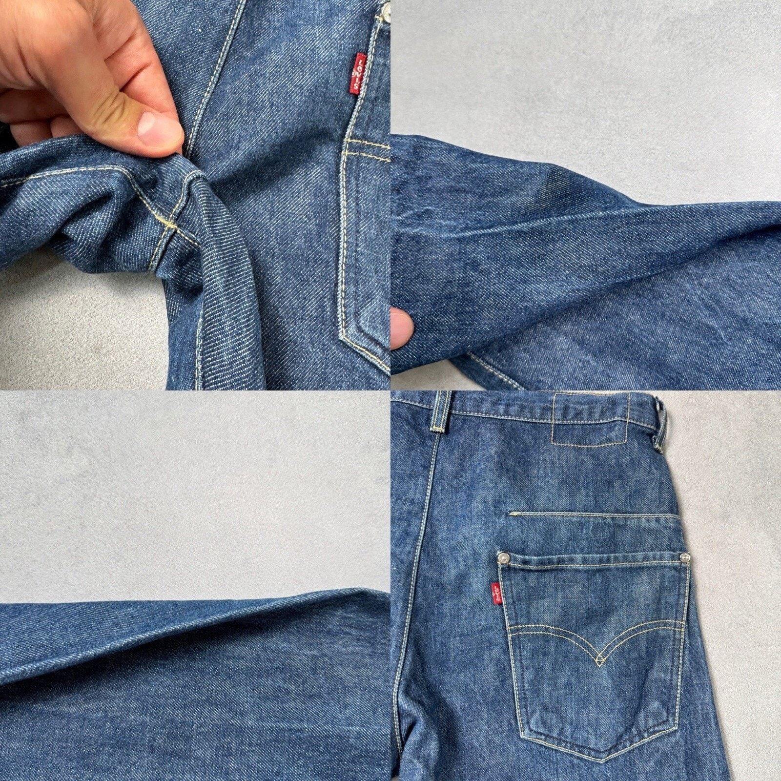 Levi's Levis Twisted 0835 Engineered Jeans Blue Men Streetwear Size US 32 / EU 48 - 21 Thumbnail