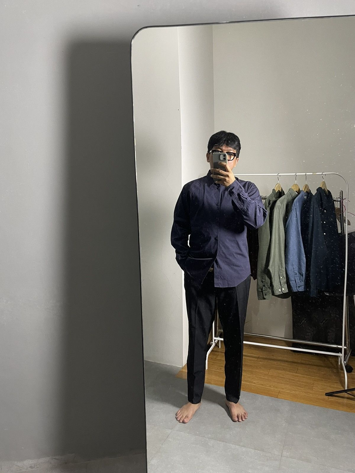 Japanese Brand Comme Ca Du Mode Men Small Check Button Up Shirt #1026-C46 Size US M / EU 48-50 / 2 - 6 Thumbnail