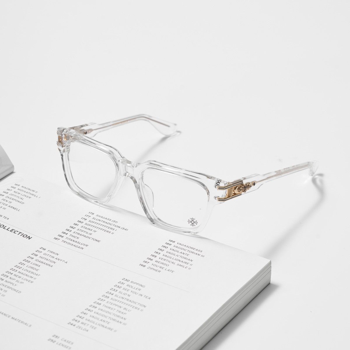 Chrome Hearts CHROME HEARTS BULGE CRYSTAL GLASSES Size ONE SIZE - 1 Thumbnail