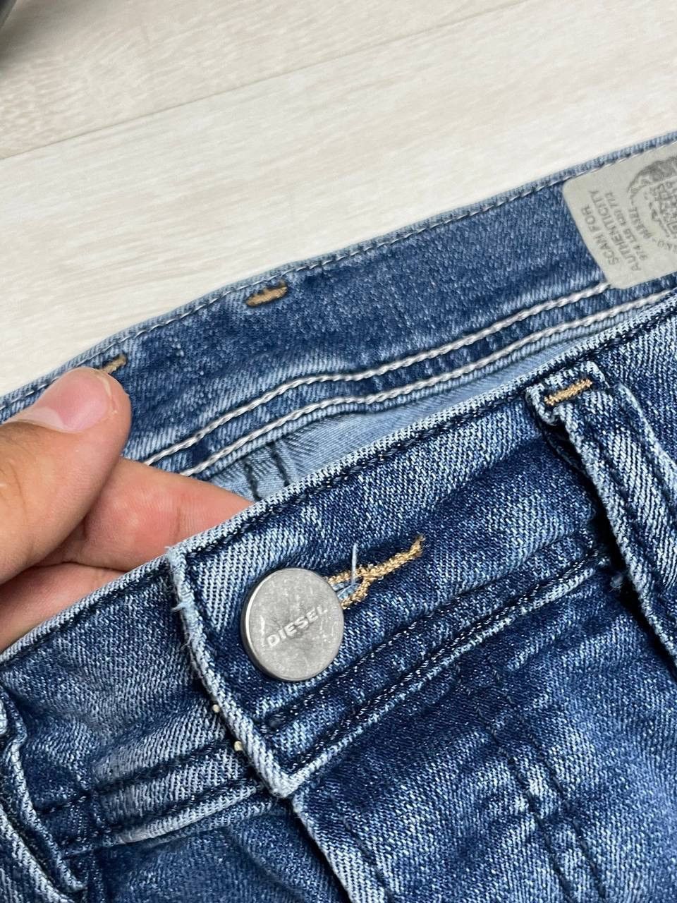 Diesel × Vintage Diesel Vintage 00’s denim washed pants distressed jeans Size US 30 / EU 46 - 9 Thumbnail