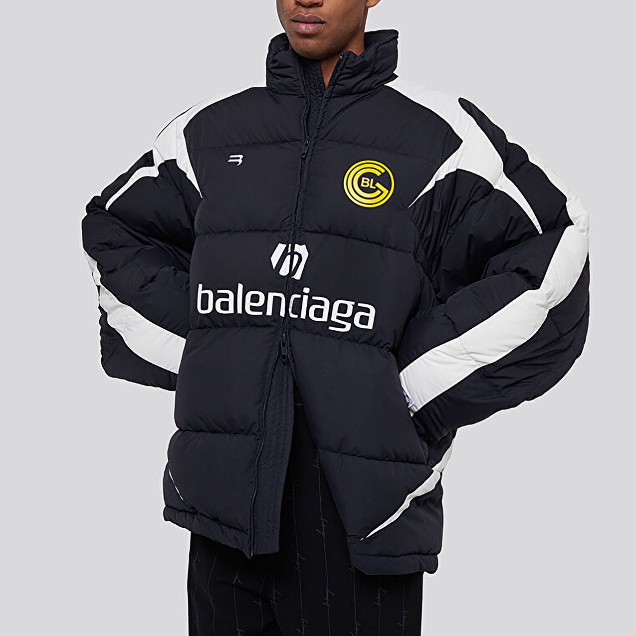 Balenciaga Balenciaga Soccer Oversized Puffer Coat Size US L / EU 52-54 / 3 - 3 Thumbnail