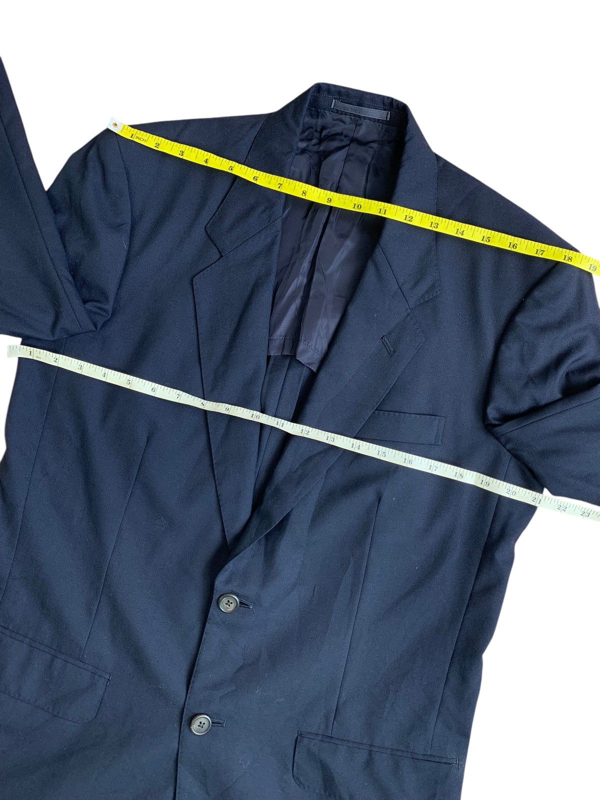 Y's for Men 2000's Yohji Yamamoto Y's for Men Navy Blue Blazer Size 40S - 4 Thumbnail