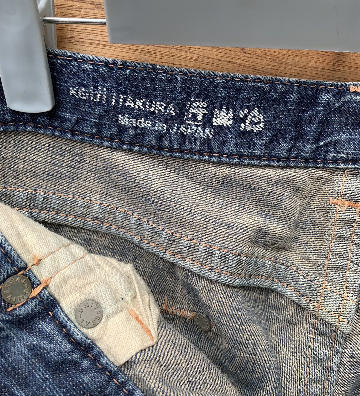 Vintage Keiji Itakura Japanese Designer Denim Pants Size US 30 / EU 46 - 24 Thumbnail