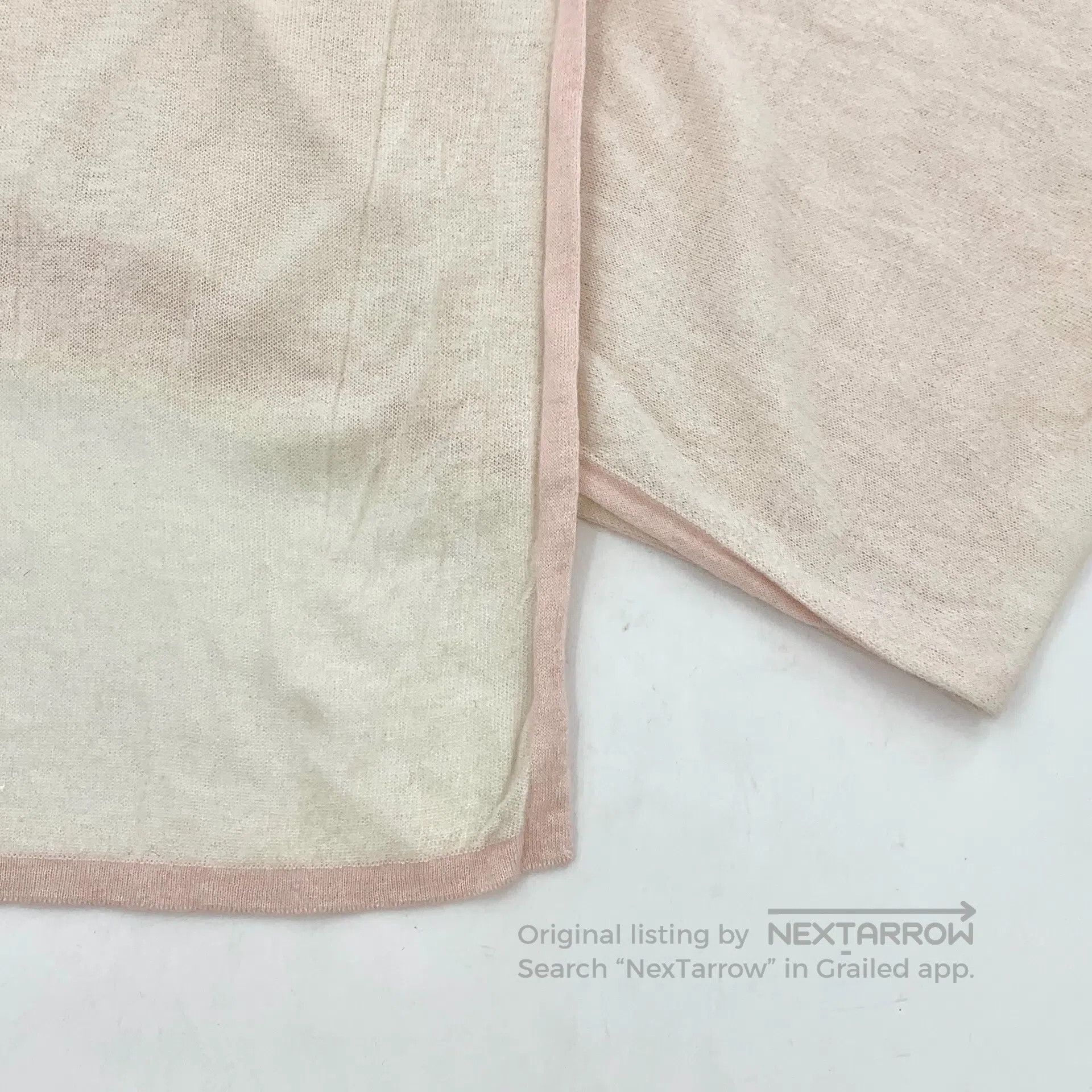 Chanel Chanel Light pink double C embroidery cashmere scarf| Size ONE SIZE - 6 Thumbnail