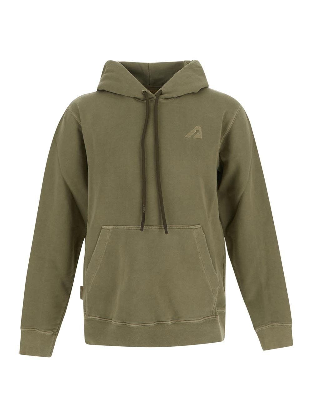 o1y1224 Logo Embroidered Hoodie in Sage Green