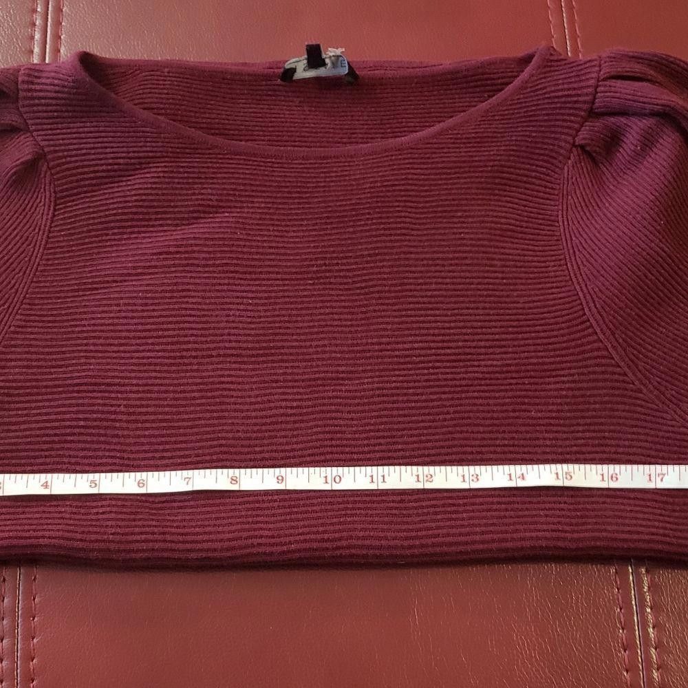 Designer CT1299a 1. STATE LONG SLEEVE RIBBED SWEATER M Size M / US 6-8 / IT 42-44 - 6 Thumbnail