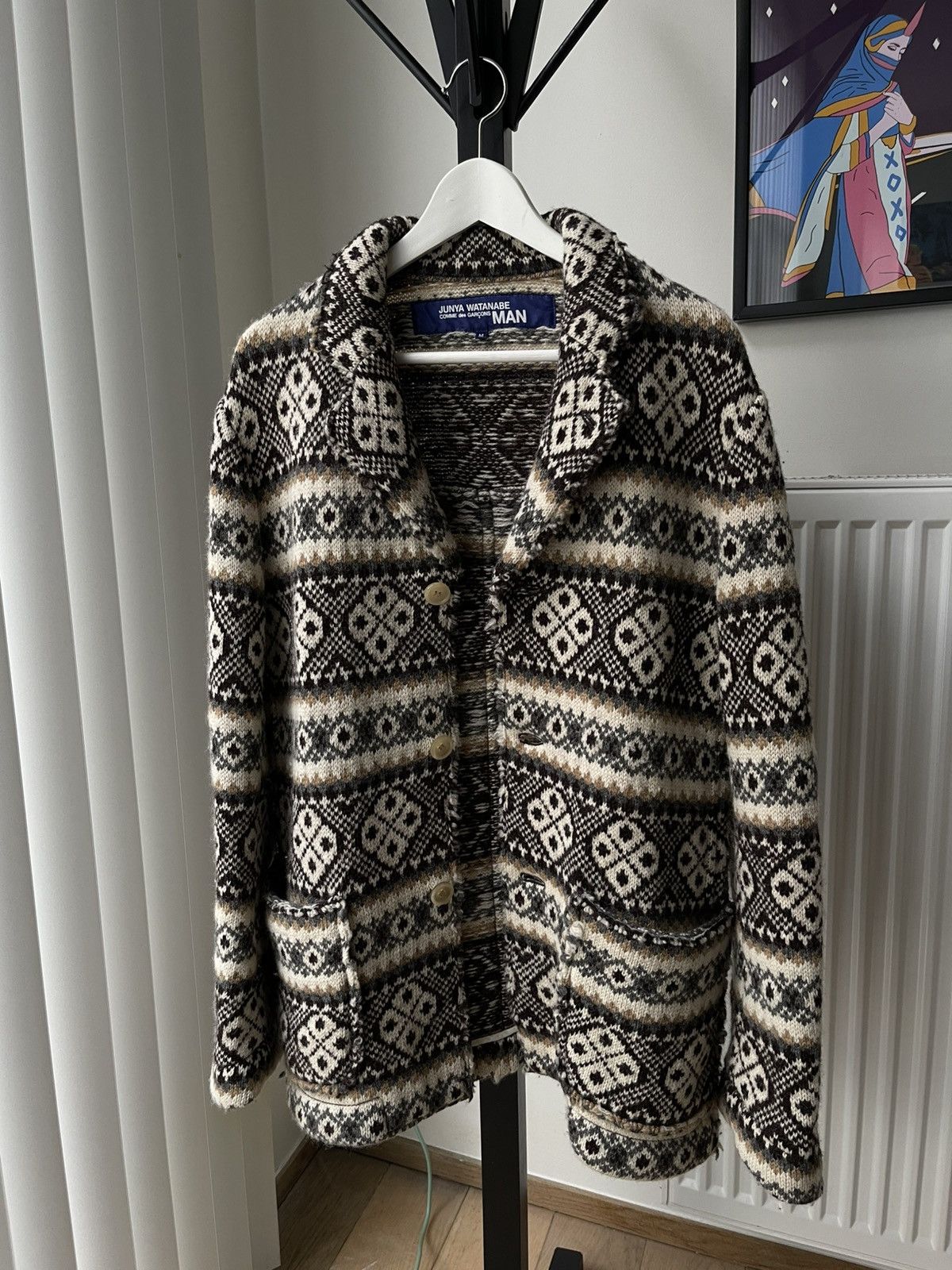 Comme des Garcons Comme Des Garcons Junya Watanabe Fall 2003 Knited Blazer Size US M / EU 48-50 / 2 - 7 Thumbnail