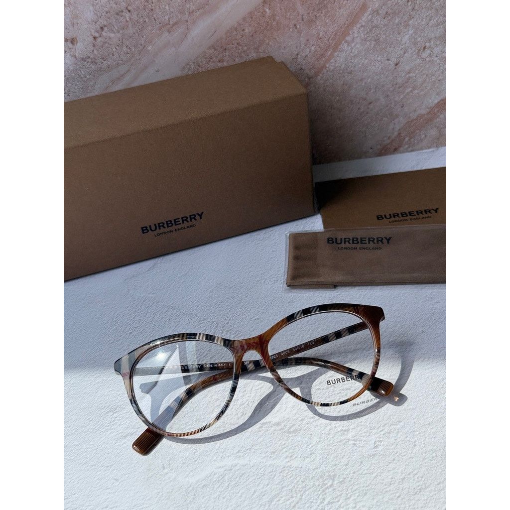 Burberry NEW Burberry BE2325 Brown Aiden Check Eyeglasses Frames Size ONE SIZE - 2 Thumbnail