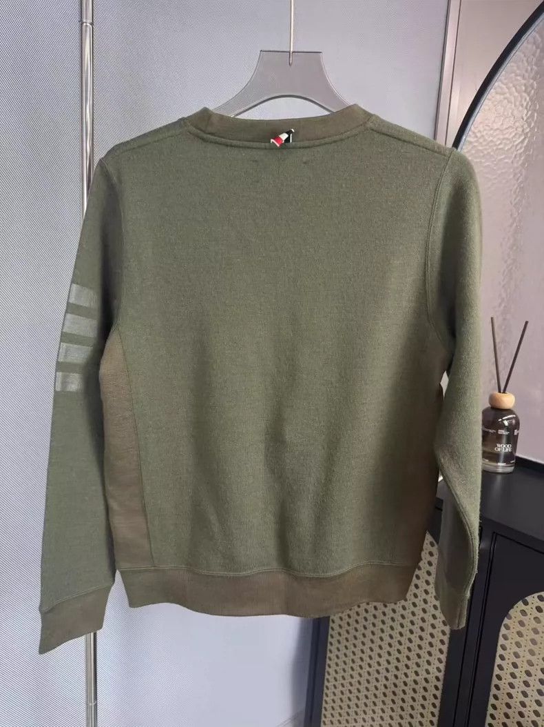 Thom Browne Thom Browne Military green hoodie Size US M / EU 48-50 / 2 - 2 Thumbnail