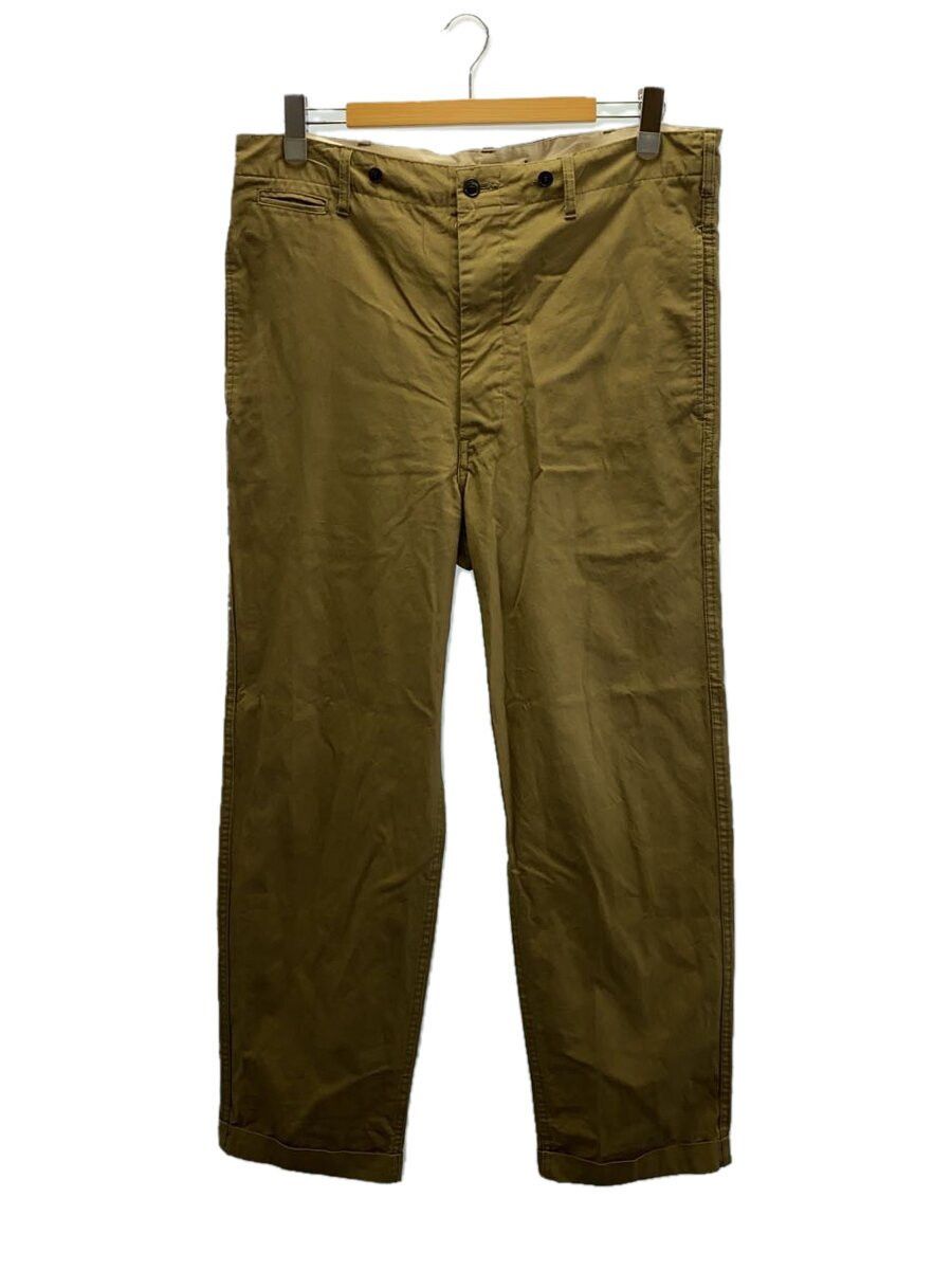 Visvim Green Cotton Straight Pants Size US 32 / EU 48 - 1 Thumbnail