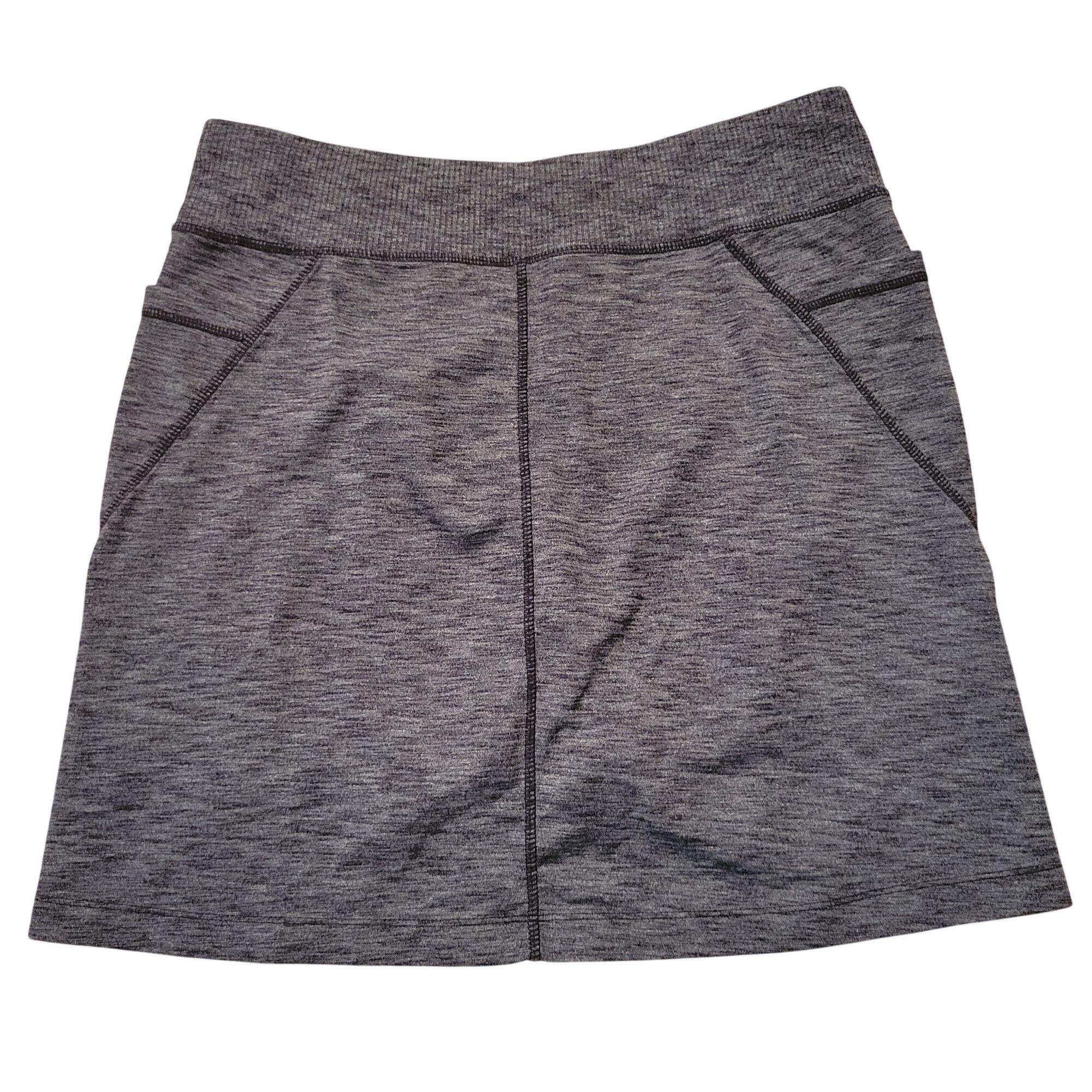 Athleta Athleta Heathered Gray Skort Inner Shorts MT EXCURSION Skirt Size 30" / US 8 / IT 44 - 3 Thumbnail