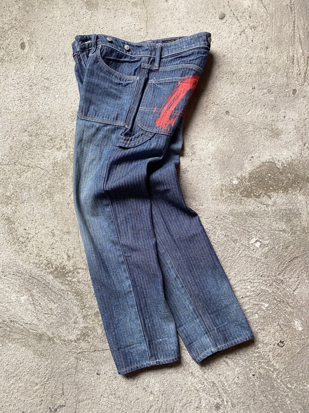 Evisu Evisu Seagull Big Logo Carpenter Pants Size 26" / US 2 / IT 38 - 13 Thumbnail