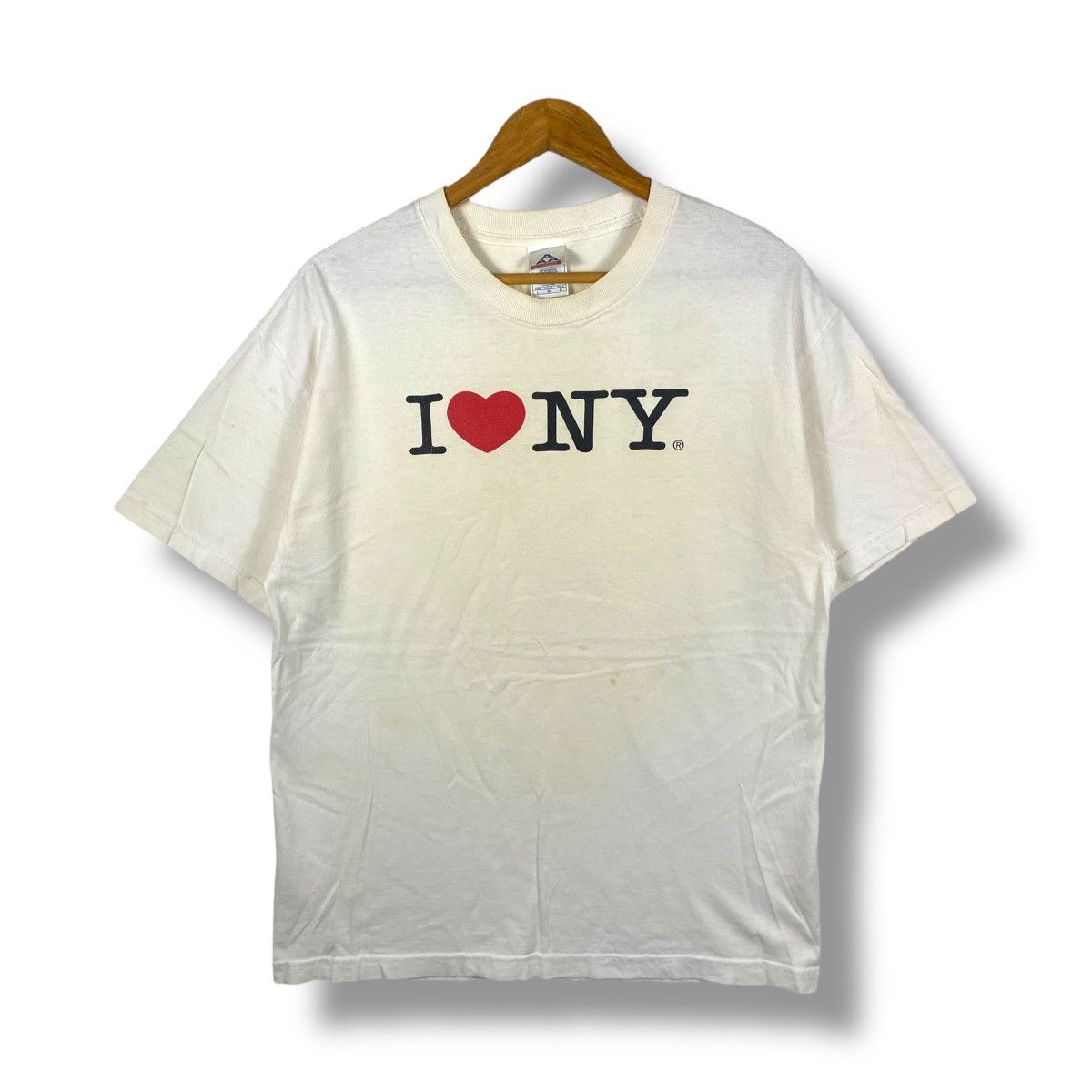 Vintage Vintage 00's I Love NY Graphic Tee Shirt Large Size Size US L / EU 52-54 / 3 - 1 Thumbnail