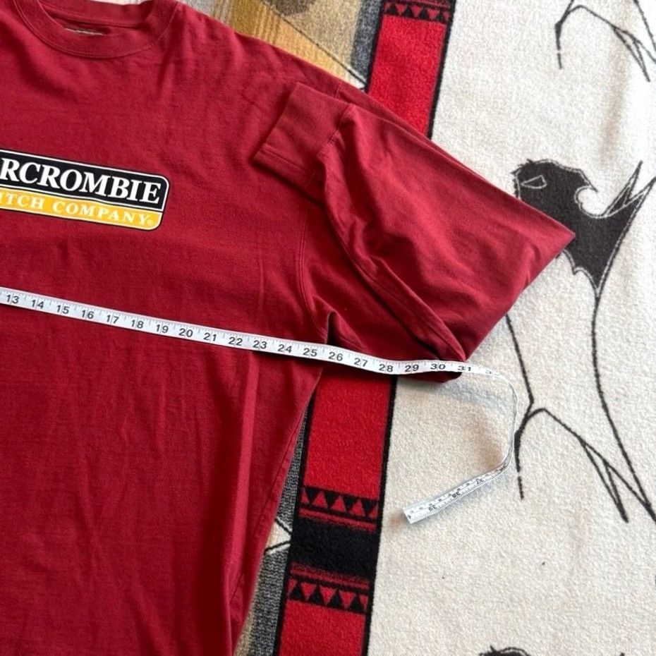 Abercrombie & Fitch VINTAGE Abercrombie & Fitch Long Sleeve T-Shirt 2XL Red Mens 90s Y2K Size US XXL / EU 58 / 5 - 5 Thumbnail