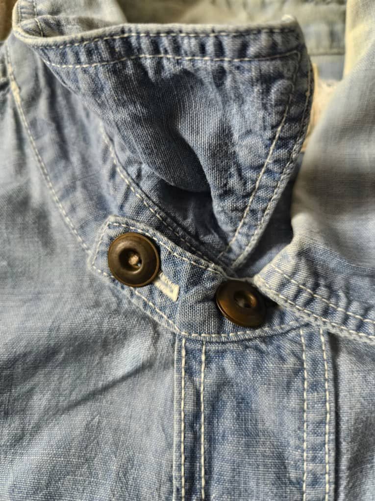 NEAL CASSADY FREEWHEELERS RAILROAD 30s STYLE chambray