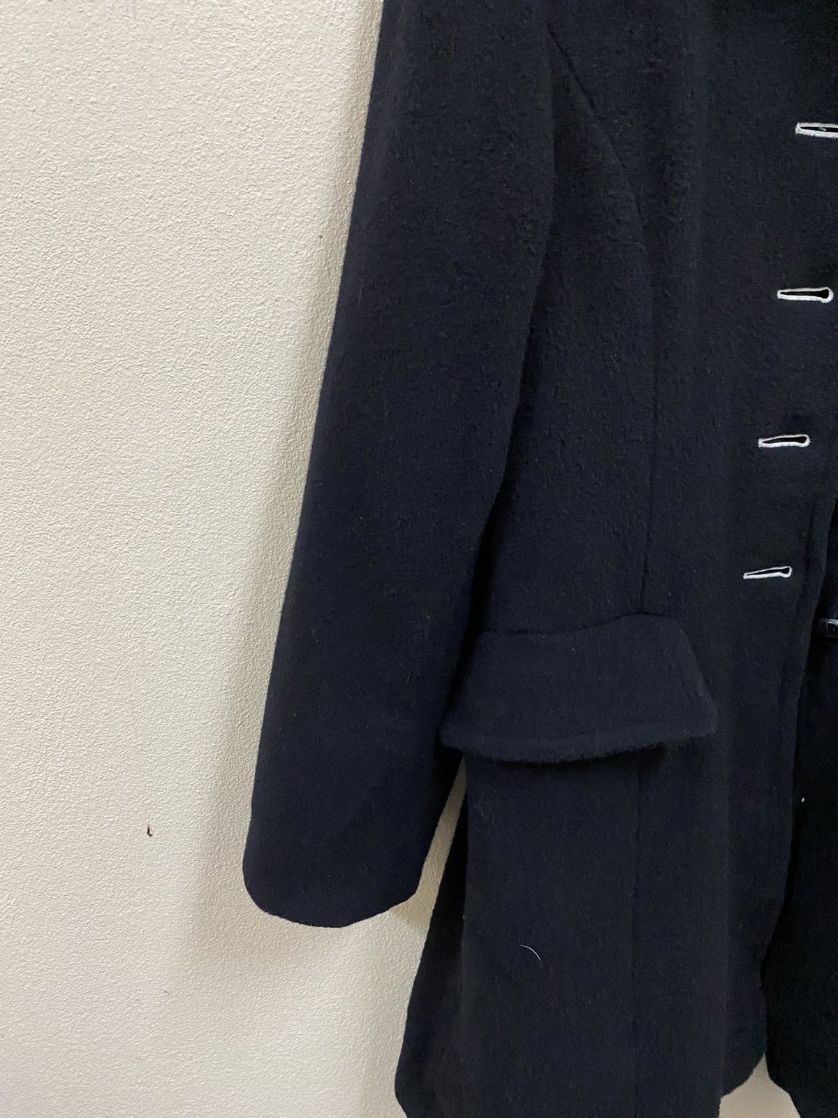 Yohji Yamamoto Vtg Y-Studio Wool Coat Jacket Black Size M / US 6-8 / IT 42-44 - 5 Thumbnail