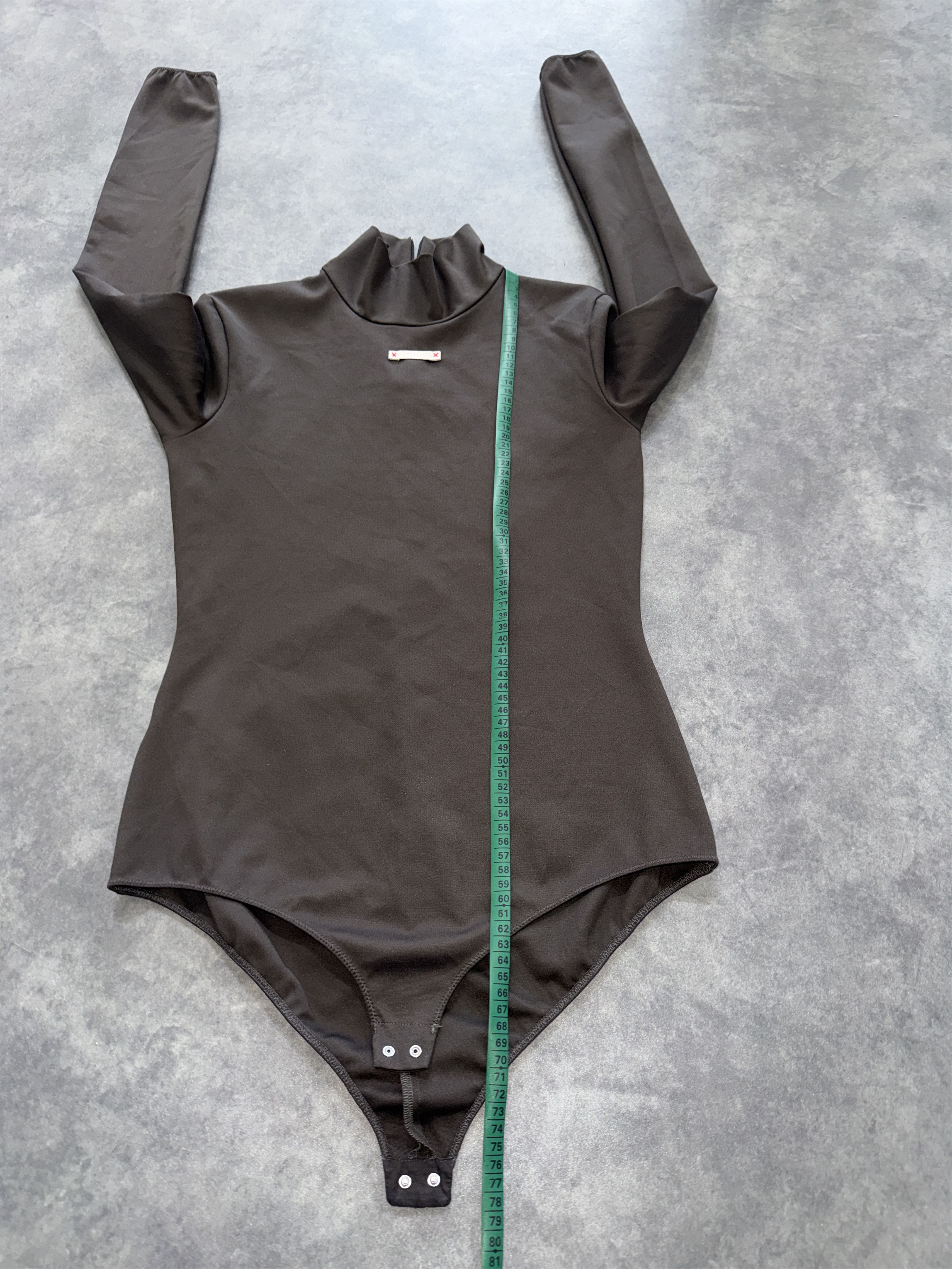 Maison Margiela Maison Margiela Long Sleeve Body – Brown – 4 seams Size M / US 6-8 / IT 42-44 - 9 Thumbnail