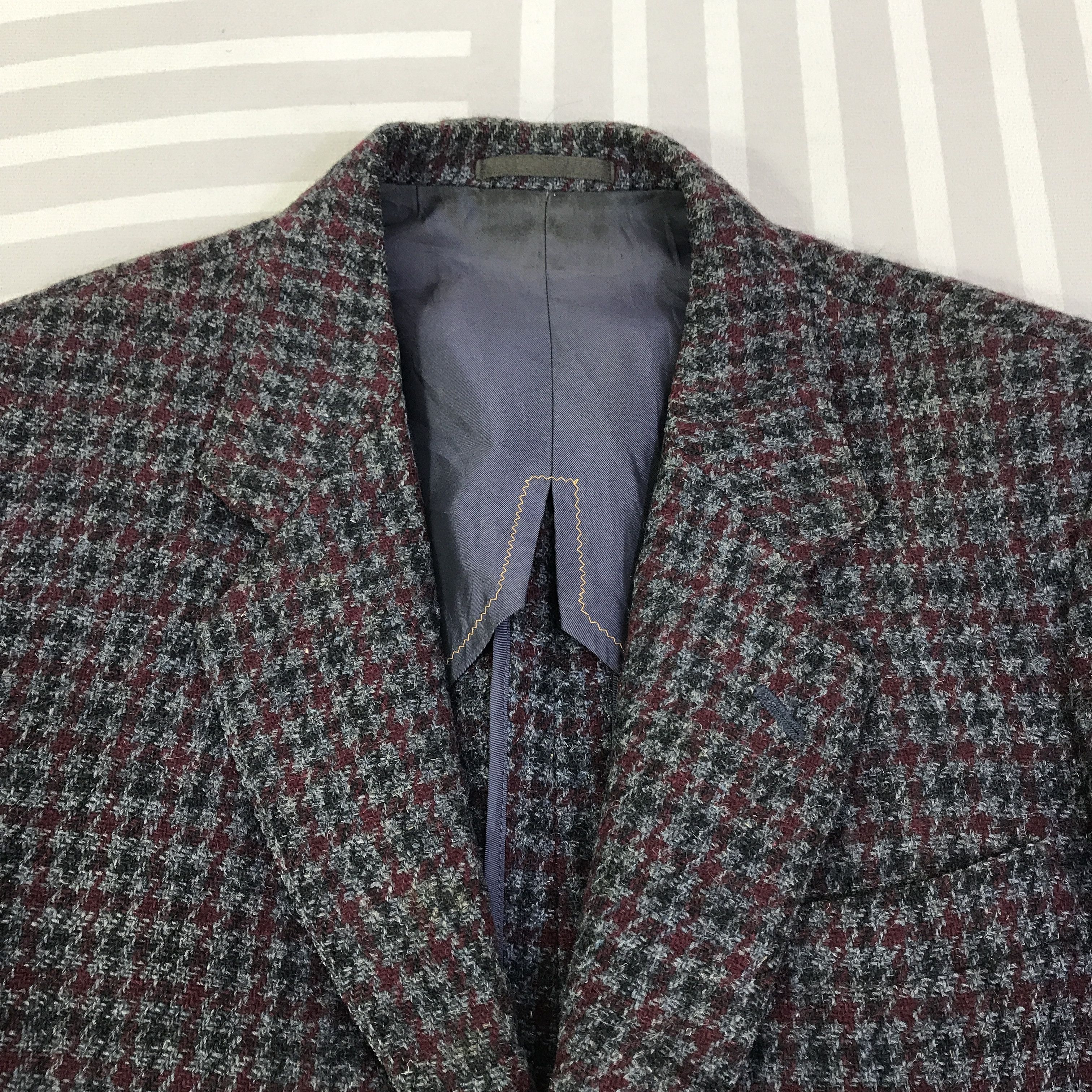 Harris Tweed Vintage Harris Tweed Wool classic Blazes K115B18 Size US L / EU 52-54 / 3 - 5 Thumbnail