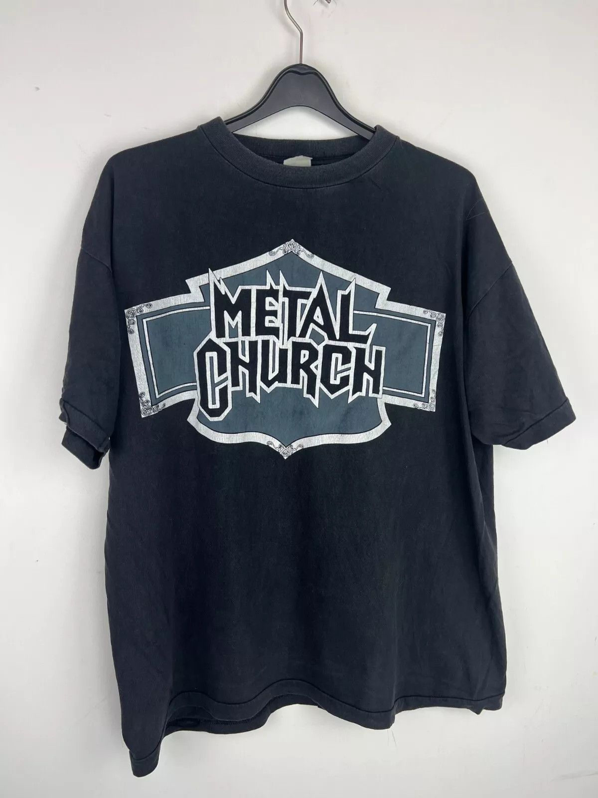 Vintage Rare Vintage Metal Church The Human Factor European Tour Size US XL / EU 56 / 4 - 13 Thumbnail