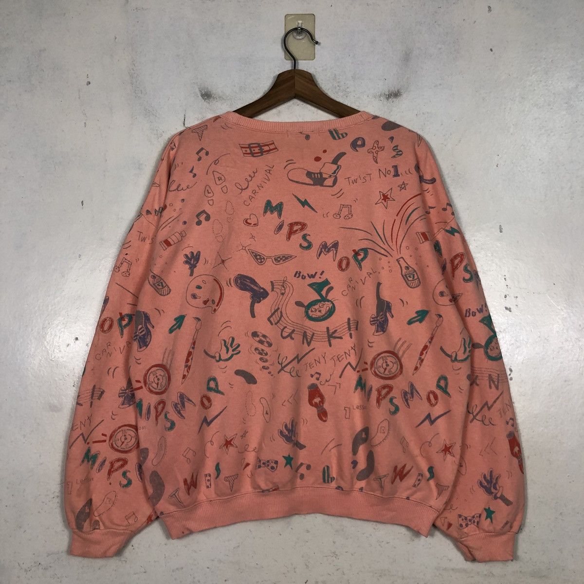 Issey Miyake 📌Vintage Sweatshirt Unbranded Full Print Issey Miyake Size US M / EU 48-50 / 2 - 10 Thumbnail