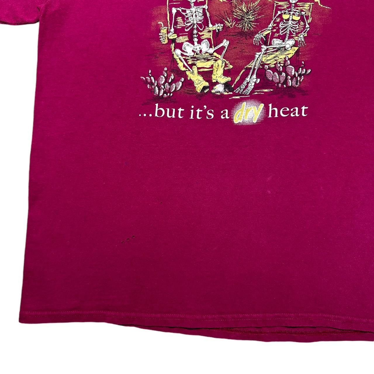 Hanes × Vintage Y2K It’s a Dry Heat Skeleton Texas T-Shirt Size US L / EU 52-54 / 3 - 4 Thumbnail