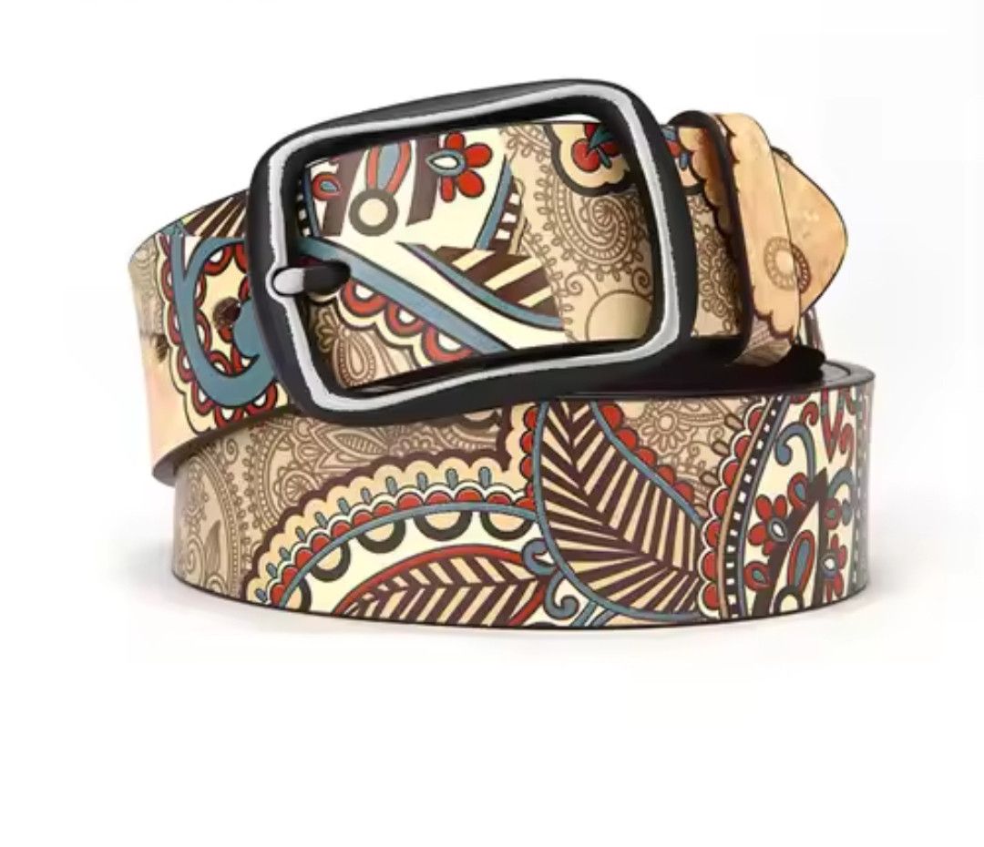 Japanese Brand × Vintage Batik Tribe Printed Belt Size ONE SIZE - 3 Thumbnail