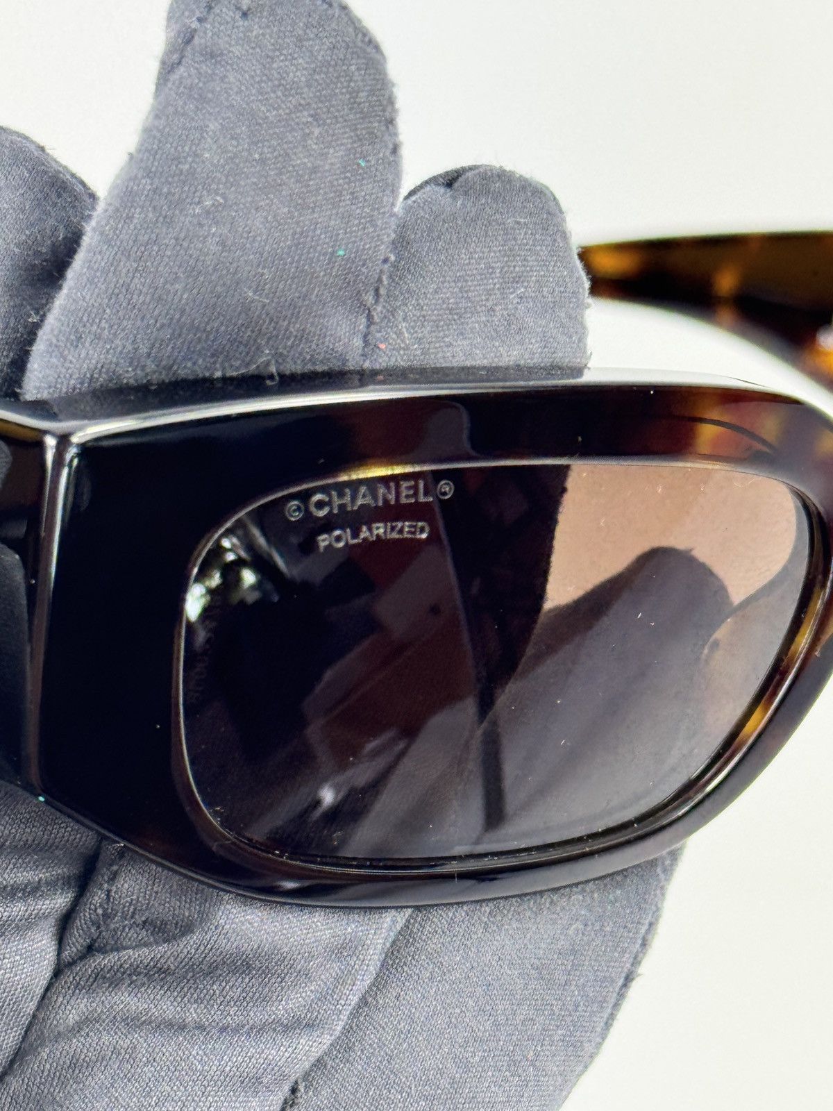 Chanel CHANEL RECTANGLE SUNGLASSES Size ONE SIZE - 8 Thumbnail