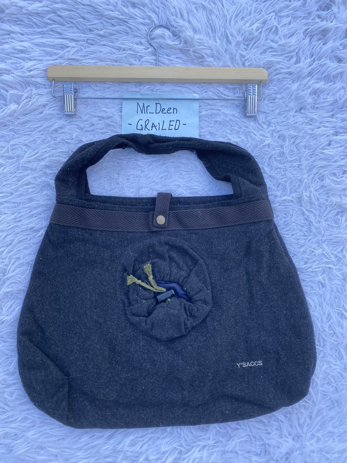 Yohji Yamamoto Rare Y’saccs Yohji Yamamoto Wool Bag Size ONE SIZE - 1 Thumbnail