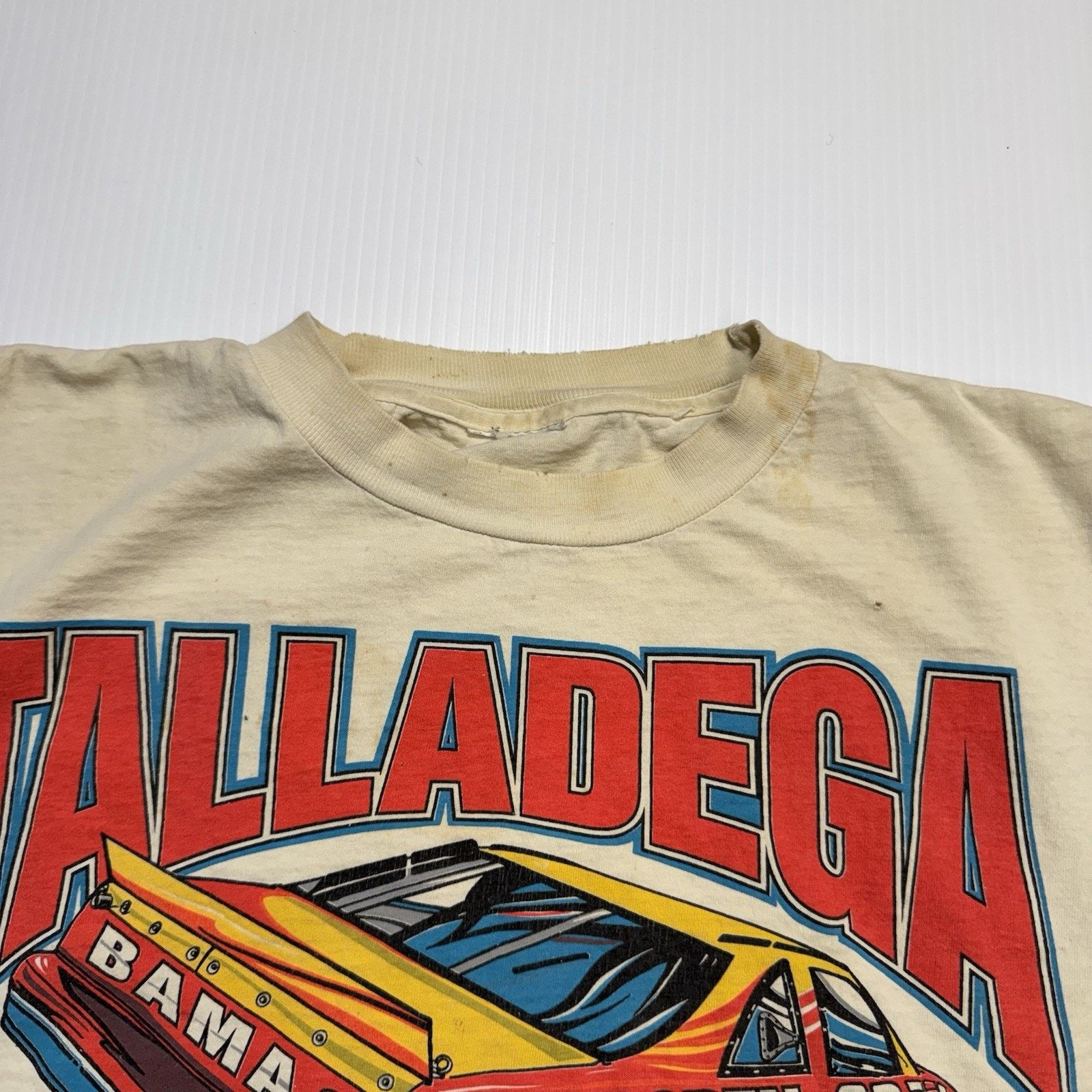 Jerzees Vintage 1996 TALLDEGA BAMA WIDE OPEN CAR NASCAR SHIRT Size US XL / EU 56 / 4 - 4 Thumbnail