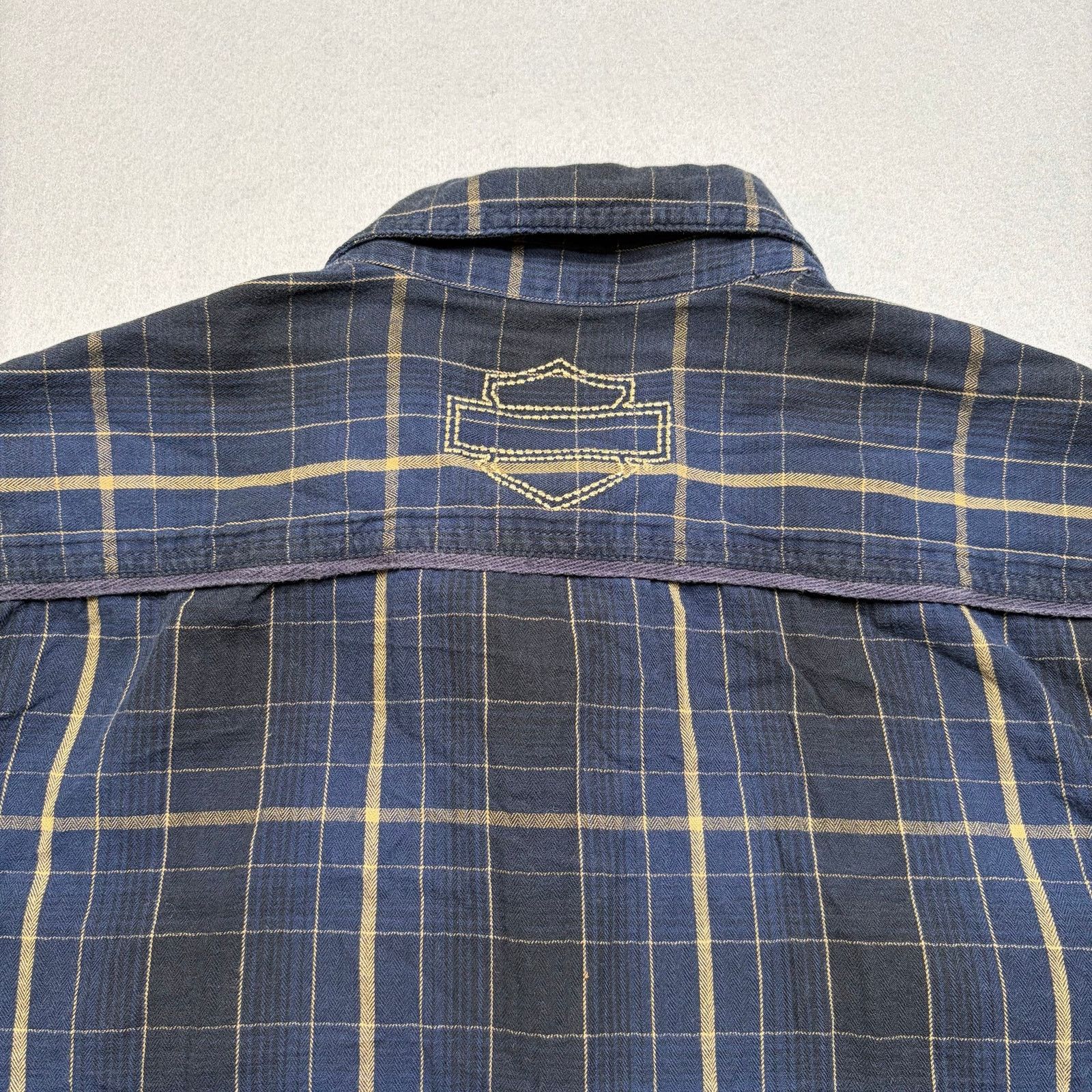 Harley Davidson Harley-Davidson Plaid Button Up Shirt Men’s Medium Vintage Size US M / EU 48-50 / 2 - 9 Thumbnail