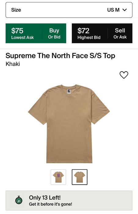 Supreme Supreme The North Face S/S Top | Grailed