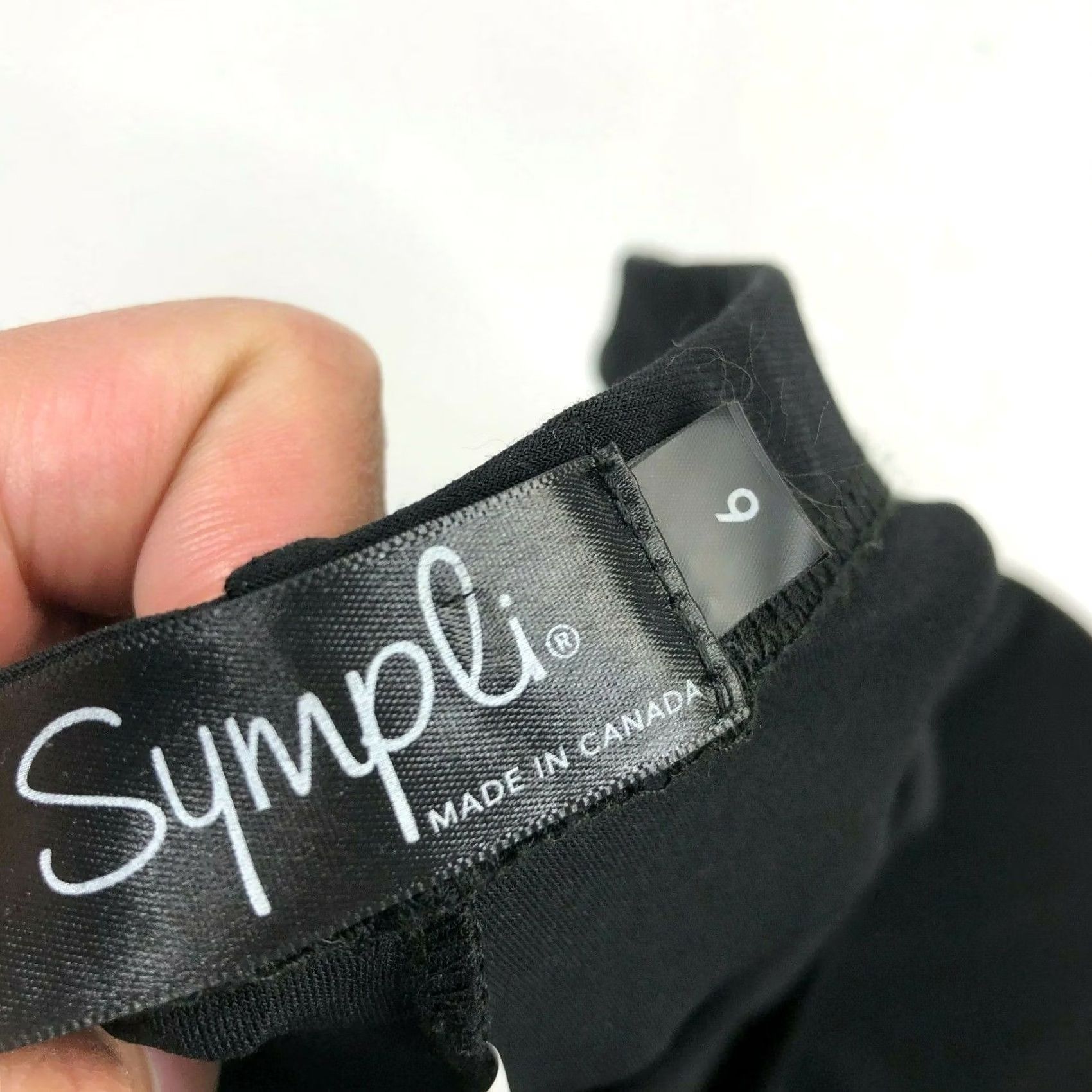 Vintage Sympli Pants Black 26W 24L Lounge Polyester Spandex Regular Women XS? No, 6 Tag EUC Pant Lounge Pants Black Regular Women Size 26" / US 2 / IT 38 - 7 Thumbnail