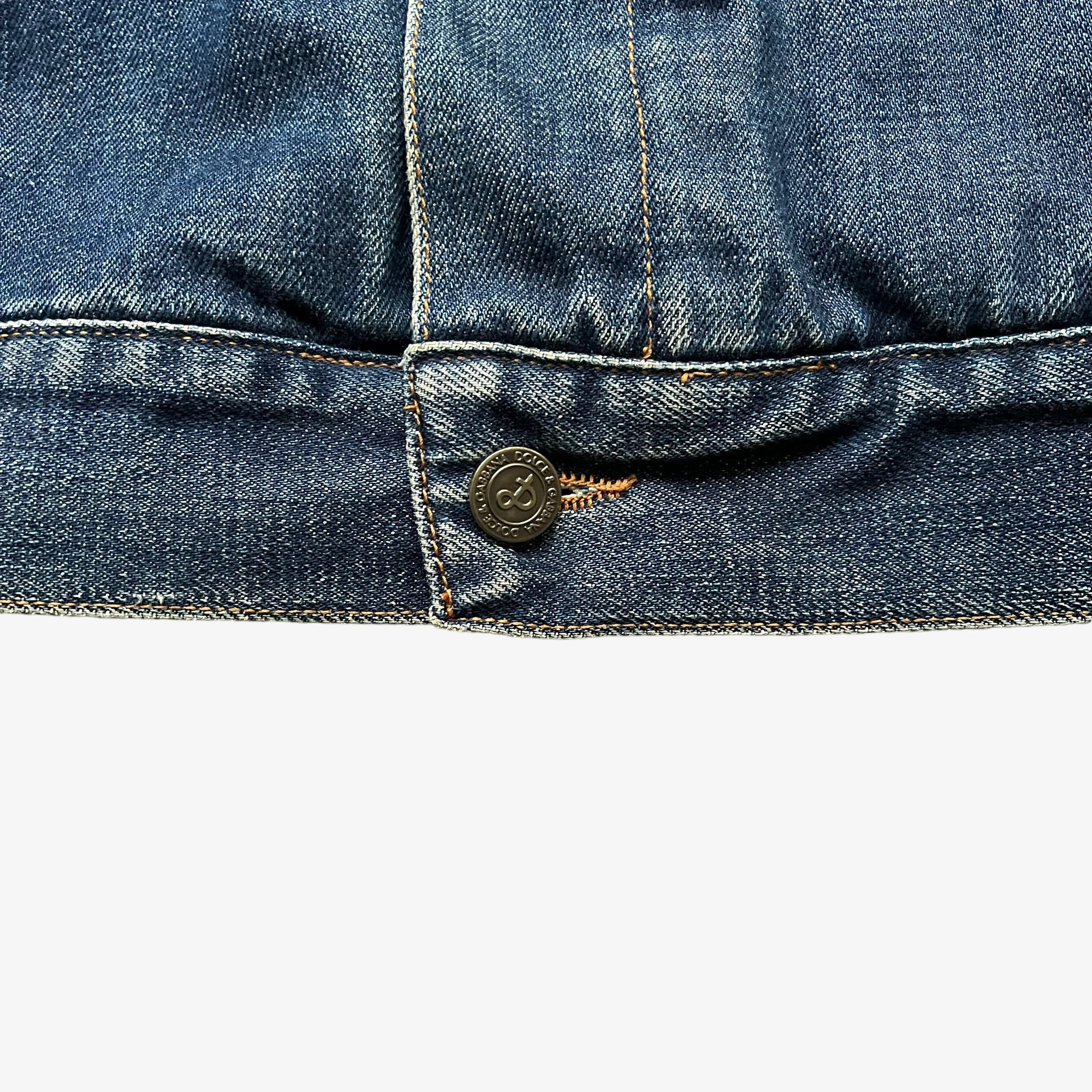 Dolce & Gabbana Vintage Y2K Men's Dolce & Gabbana Blue Denim Jacket Size US M / EU 48-50 / 2 - 8 Thumbnail