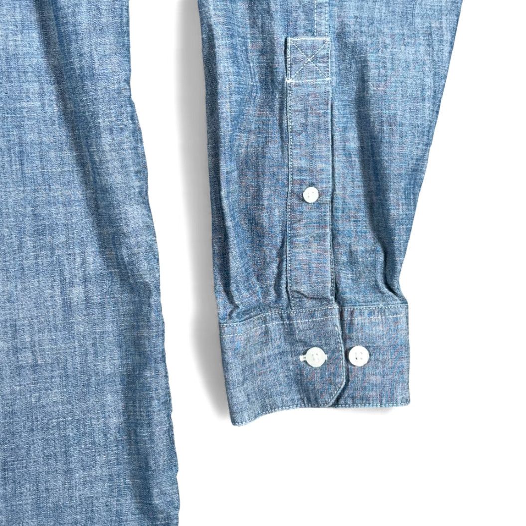 Vintage VINTAGE L.L. Bean Shirt Adult 2XL Blue Chambray Traditional Fit Heritage Y2K Button-Up Long Sleeve Mens Size US XXL / EU 58 / 5 - 7 Thumbnail
