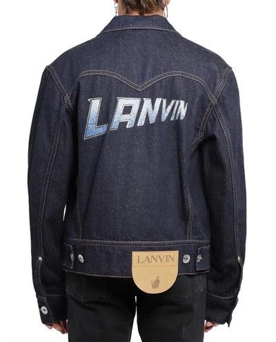 Lanvin Navy blue denim jacket. Size US L / EU 52-54 / 3 - 2 Thumbnail