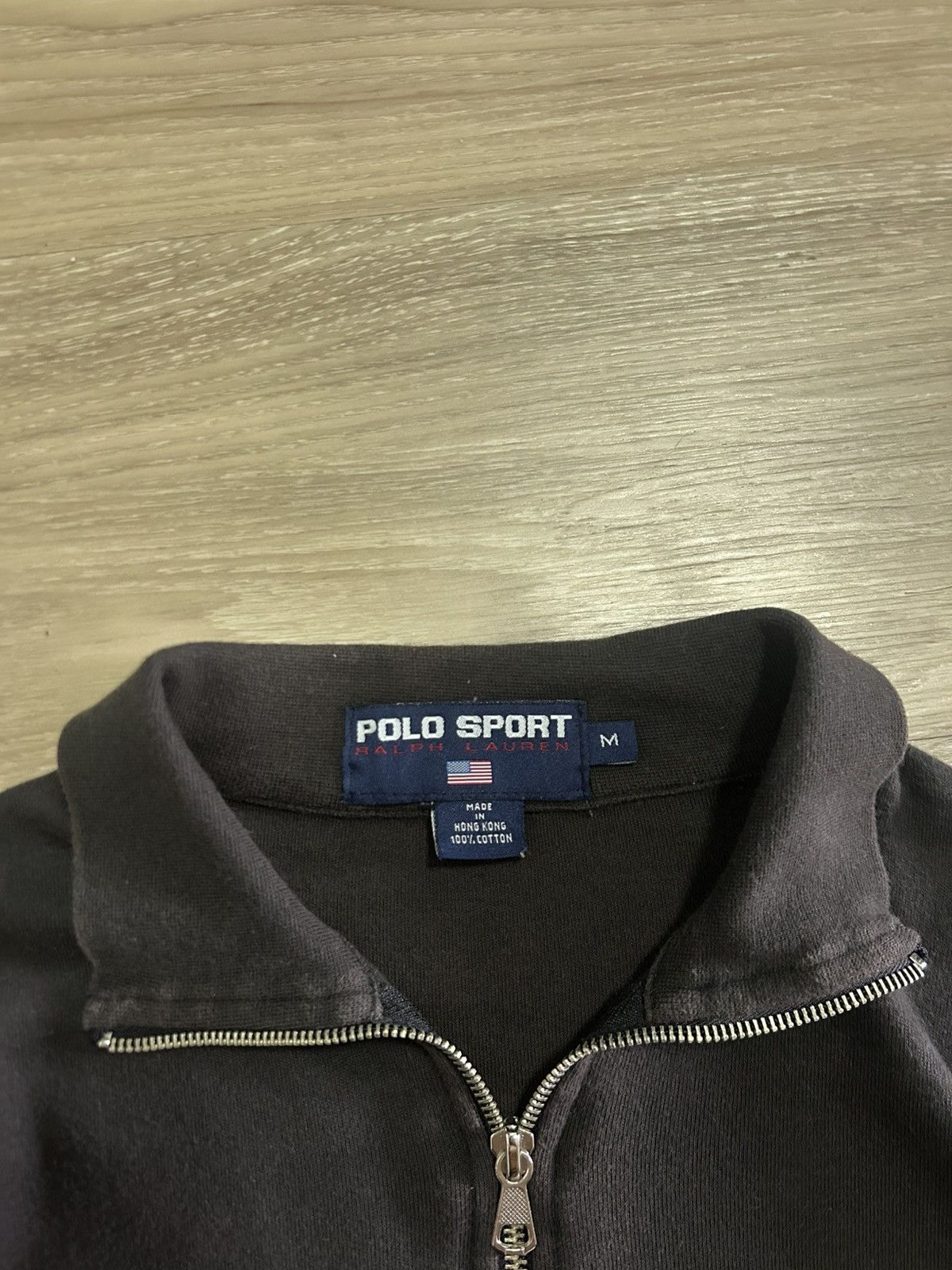 Polo Ralph Lauren 💥RARE💥VINTAGE 90s Polo Sport USA Big Logo Quarter-Zip Size US M / EU 48-50 / 2 - 7 Thumbnail