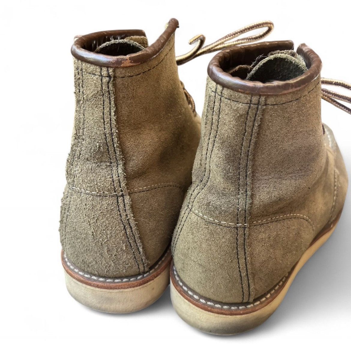 Red Wing Red Wing Roughout Loden Green Moc Toe. Size US 8.5 / EU 41-42 - 3 Thumbnail