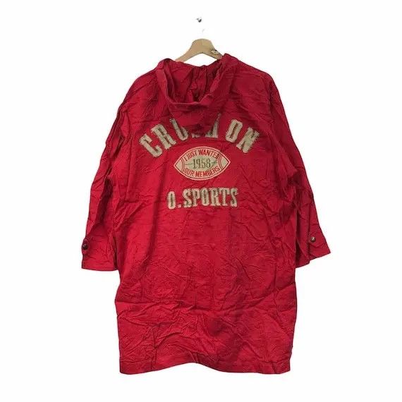 NFL × Vintage Vtg CRUSH ON SPORTS Football Rugby Jacket Trench Coat Parka Size US XL / EU 56 / 4 - 8 Thumbnail
