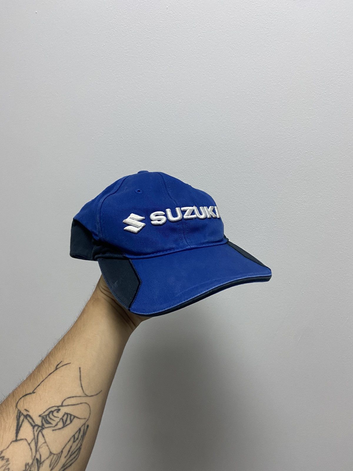 Vintage Suzuki Cap Hat Vintage Racing Big Logo Moto Size ONE SIZE - 1 Thumbnail