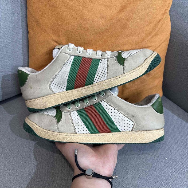 Gucci Gucci Screener Vintage Sneakers for Men - Size US 10.5 / EU 43-44 - 8 Thumbnail