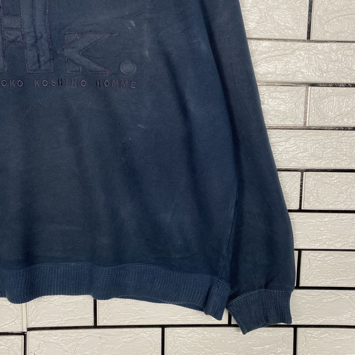 Japanese Brand 📌Vintage Sweatshirt Hiroko Koshino Homme Big Logo Size US L / EU 52-54 / 3 - 6 Thumbnail